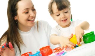 Fingerfarbe selber machen - malen mit Kindern und Fingerfarben