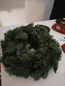 Adventskranz binden und dekorieren