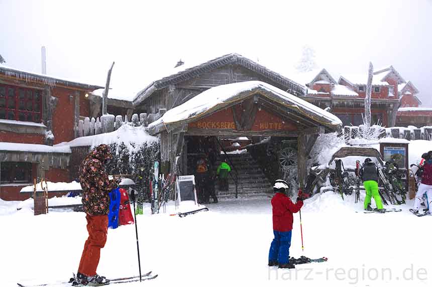 Bocksberg Hütte im Winter