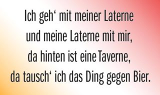 Lustiger Spruch zum St. Martinstag