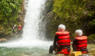 Familien-Canyoning mit Kindern