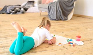 Naturholz Boden im Kinderzimmer