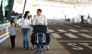 Reisegepäck für die Familie