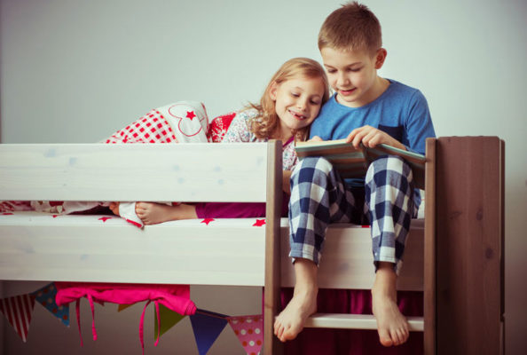 Hochbett im Kinderzimmer